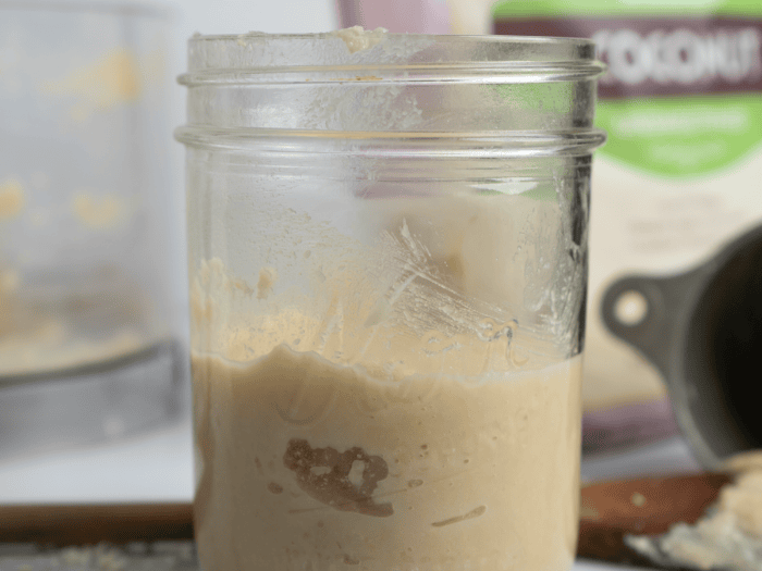 jar of coconut butter