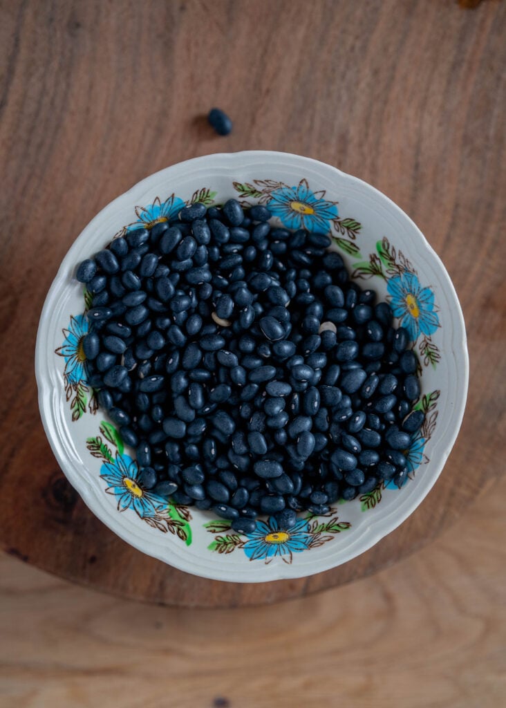 dried black beans