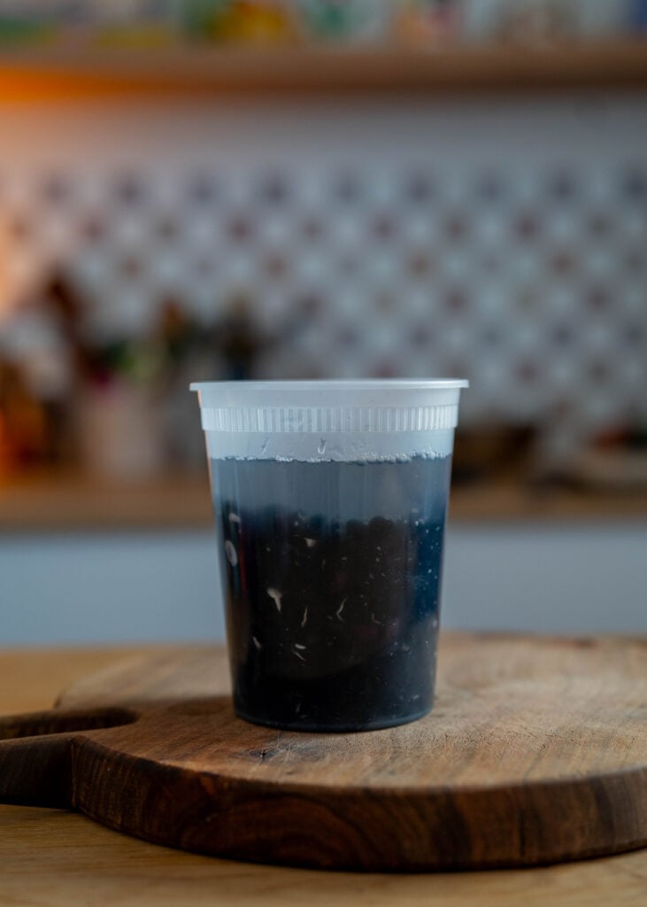 soaking black beans