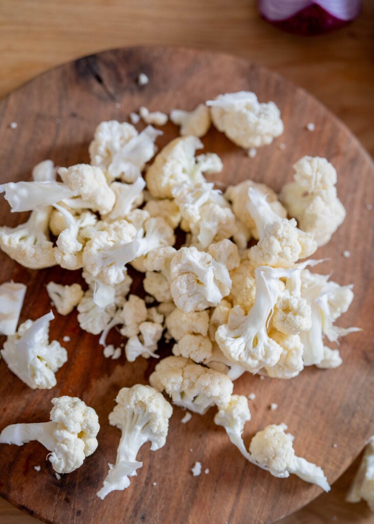 chopped cauliflower