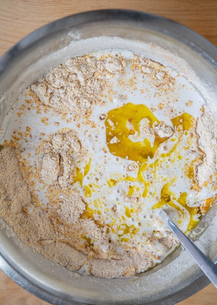 all ingredients mixed