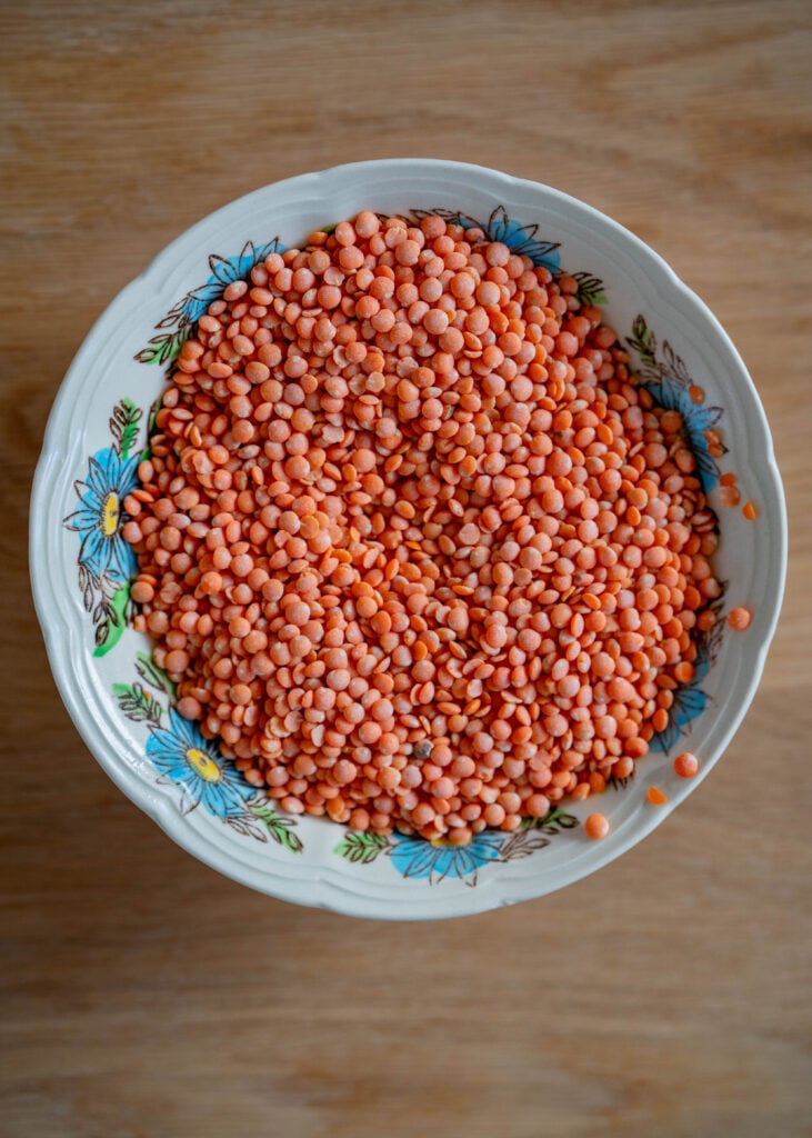 bowl of lentils