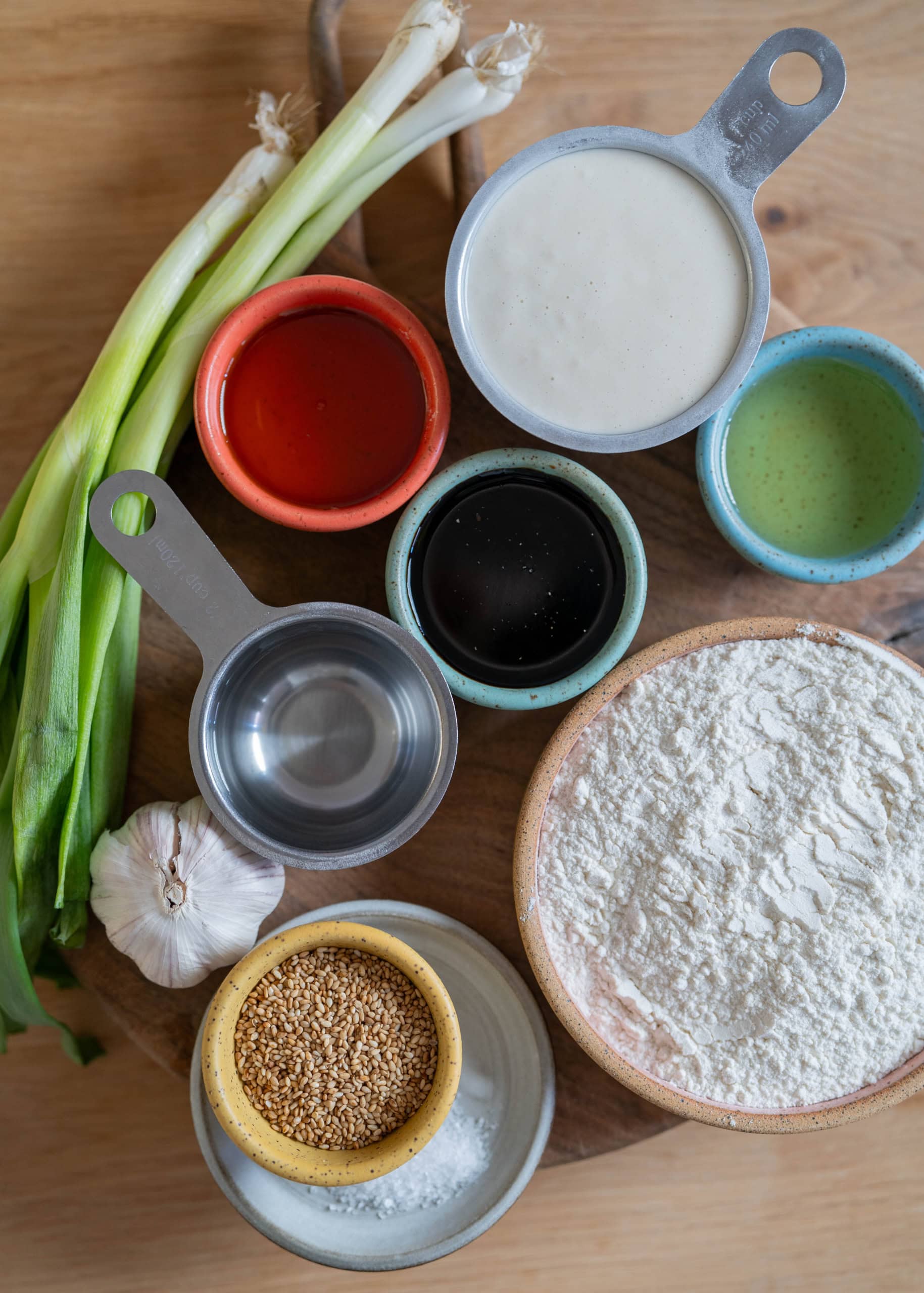 sourdough discard scallion pancakes ingredients