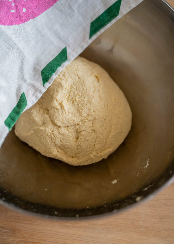covering dough