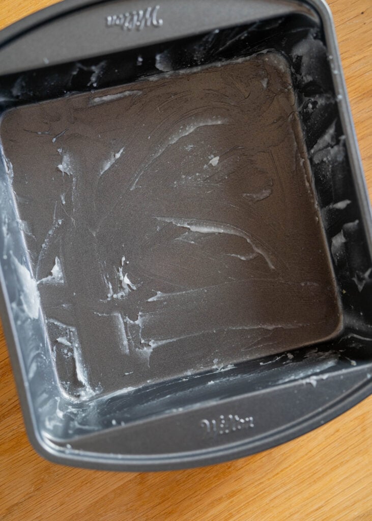 oiled pan
