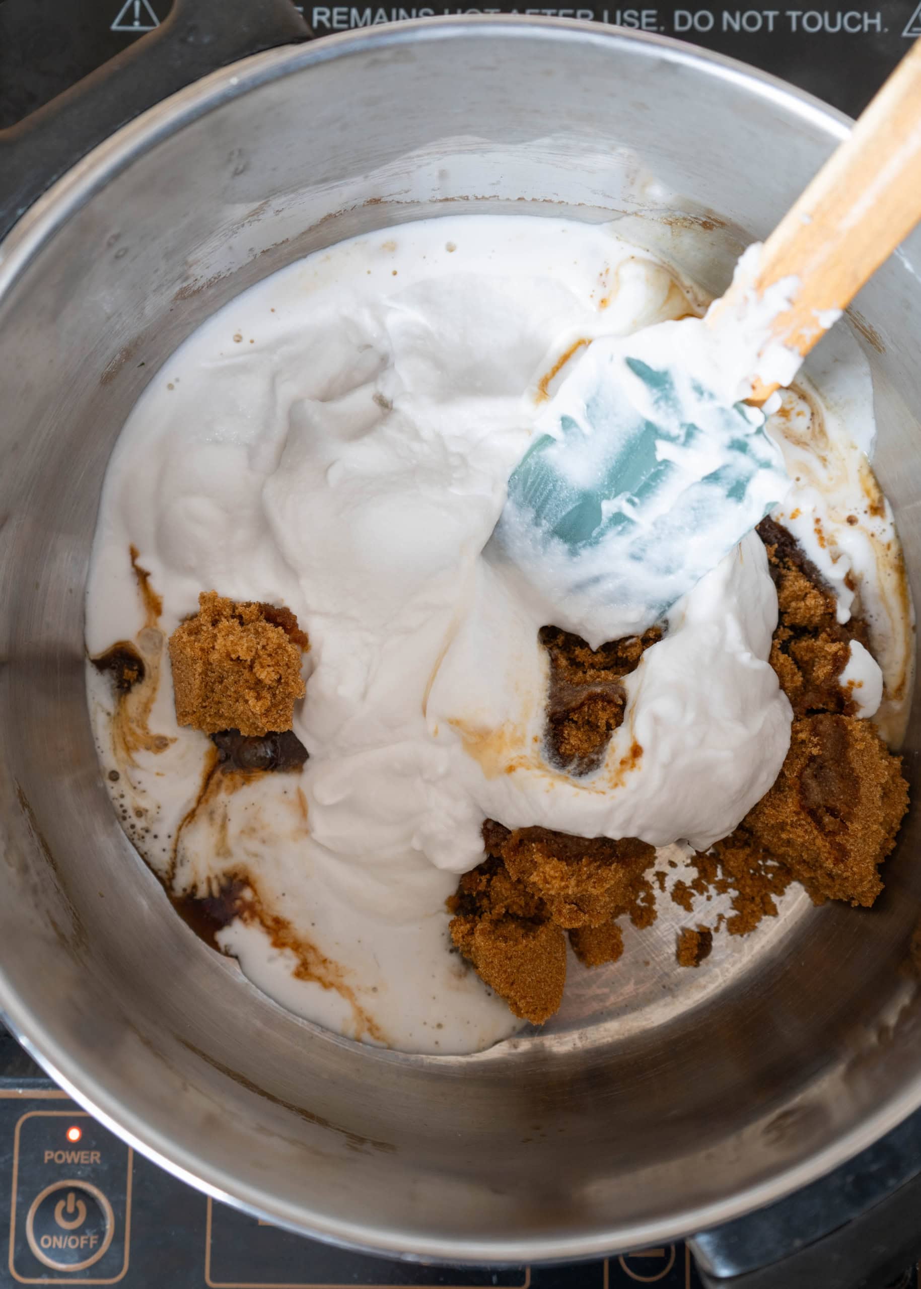 vegan caramel heating