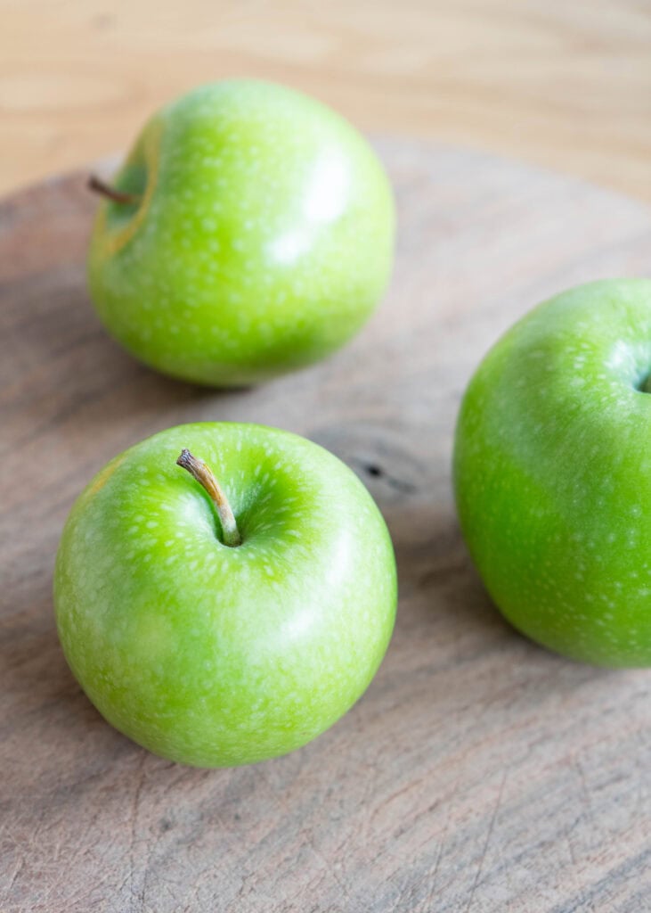 green apples