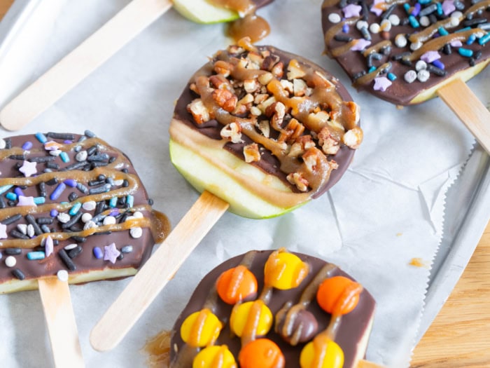 caramel apple pops