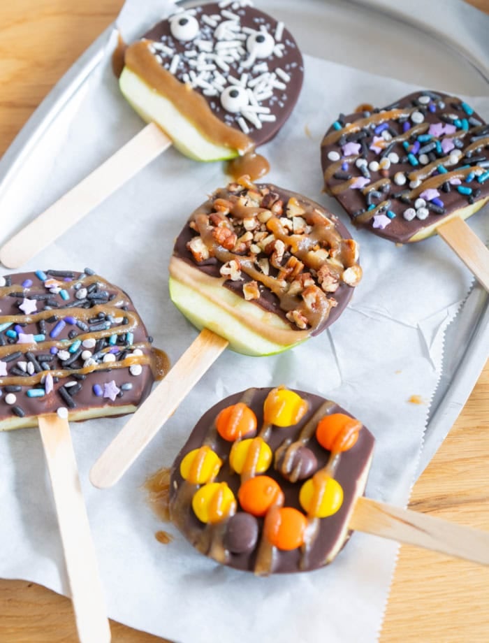 caramel apple pops