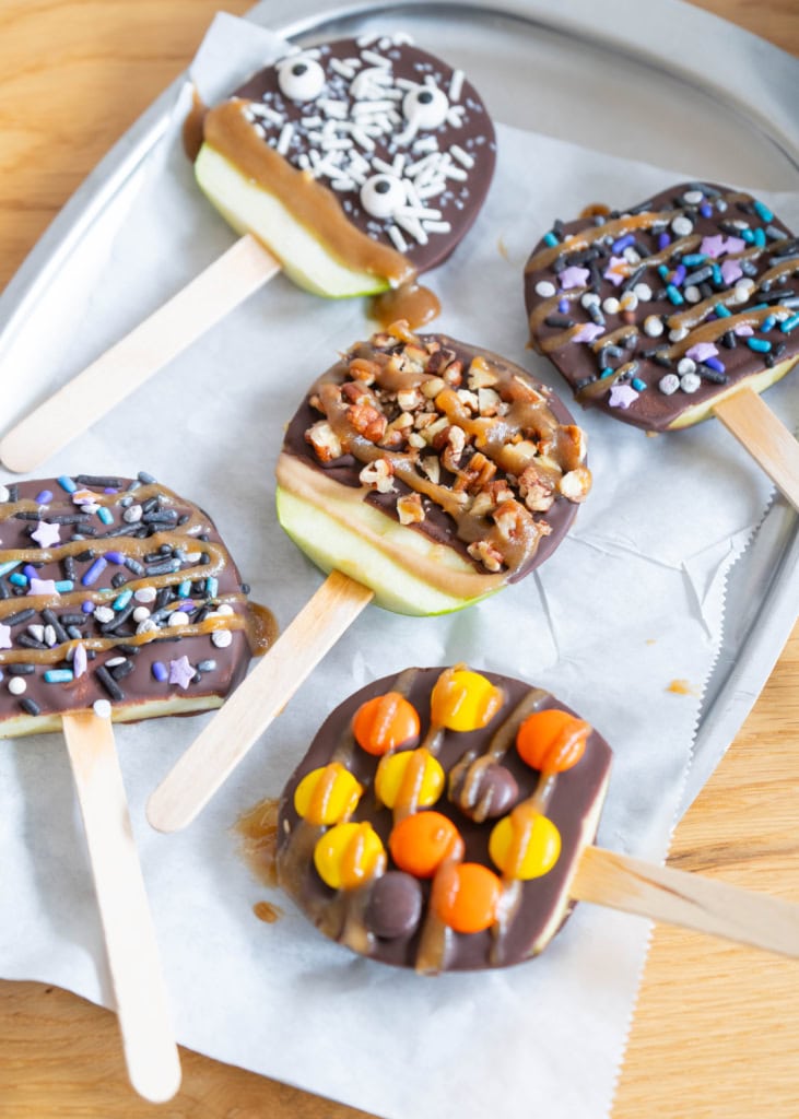 caramel apple pops