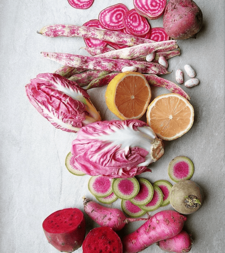 Conscious Cooking pink produce