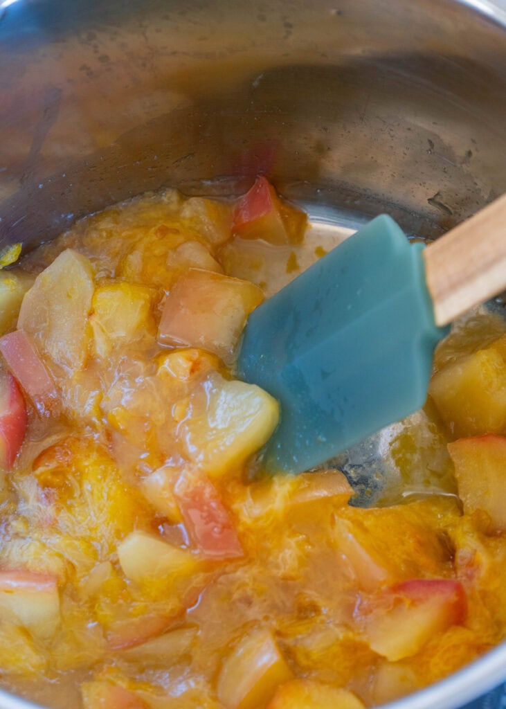 fruit cooking down